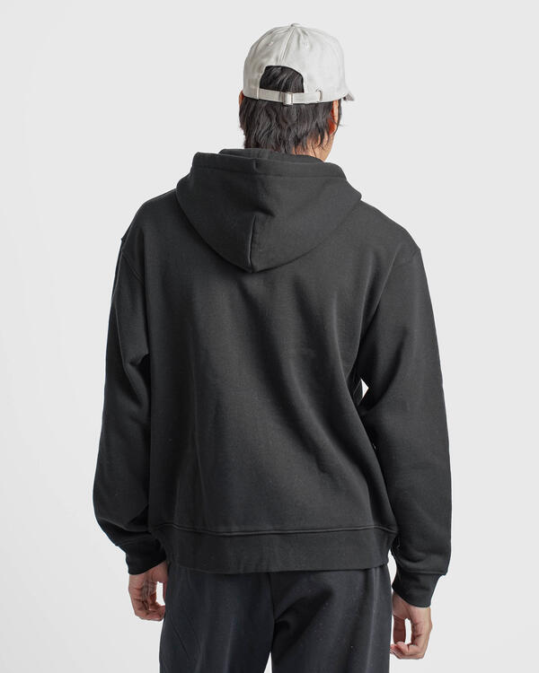 Dime Cursive Logo Zip Hoodie | DIMEHO2453BLK | AFEW STORE